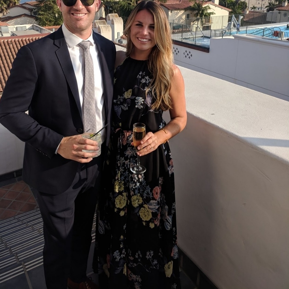 Long floral dress
